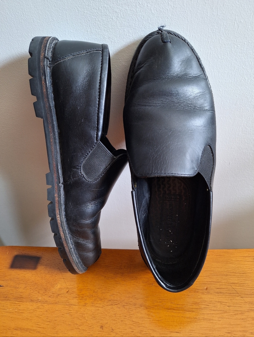 Cole Haan  Classic Country Cognac Split Toe Leather Loafers Women's 8 - Picture 11 of 11